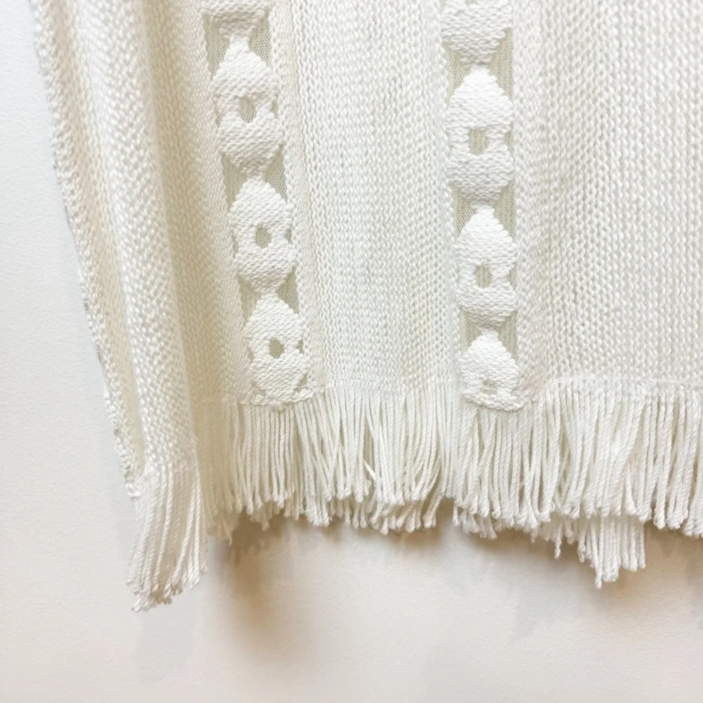 Kobi Halperin | Amani Fringe Hem Dress in White - Picture 3 of 8